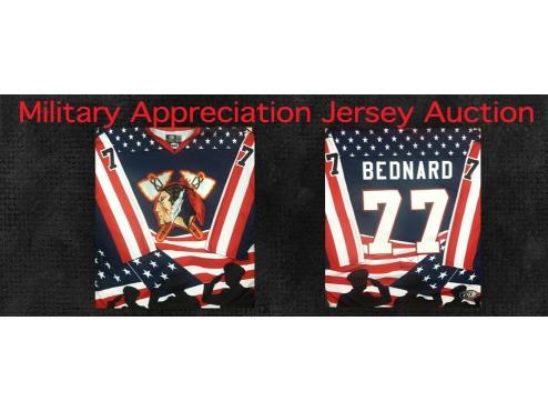 Military Appreciation Tomahawks Jersey Auction