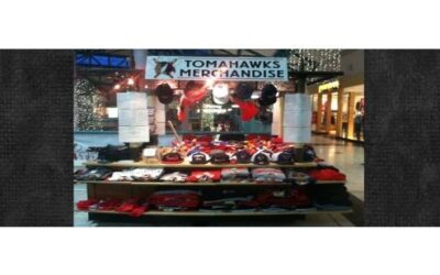 Tomahawks Merchandise Kiosk Now Open