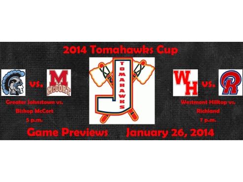 Tomahawks Cup Game Previews: January 26, 2014
