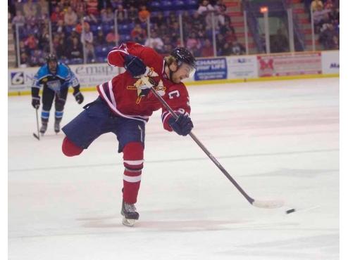 Tomahawks Earn Point in 3-2 Overtime Loss