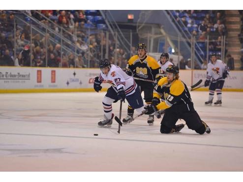 Tomahawks Fall to Eagles 4-3 in Regular Season Home Finale
