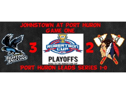 Tomahawks Fall to Fighting Falcons in Game One