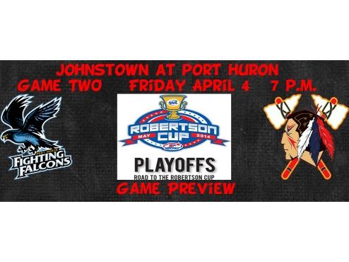 Game Preview: Johnstown @ Port Huron 4/4/2014