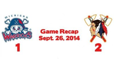Tomahawks Score Early, Defeat Warriors 2-1