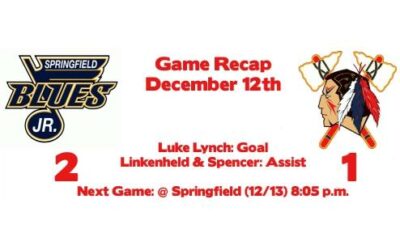 Tomahawks Fall to Jr. Blues 2-1 on Friday Night