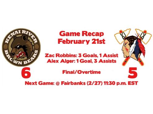 Tomahawks Overcome Three Goal Deficit, Earn Point in Overtime