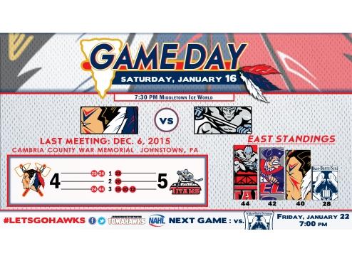 Game Preview: Johnstown @ New Jersey