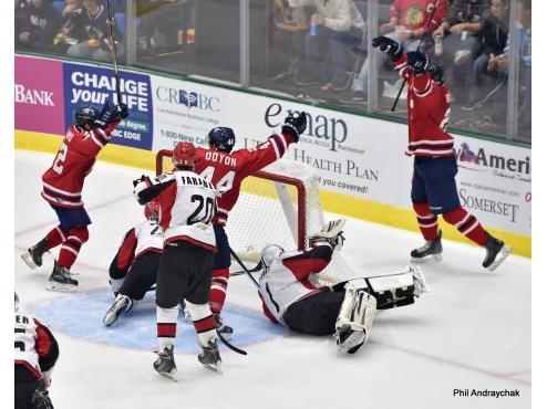 Tomahawks Close Out Road Trip With 6-4 Victory Over Titans