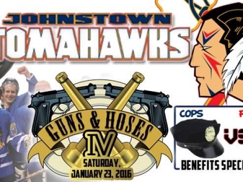 Fire and Police Gear Up for Guns & Hoses