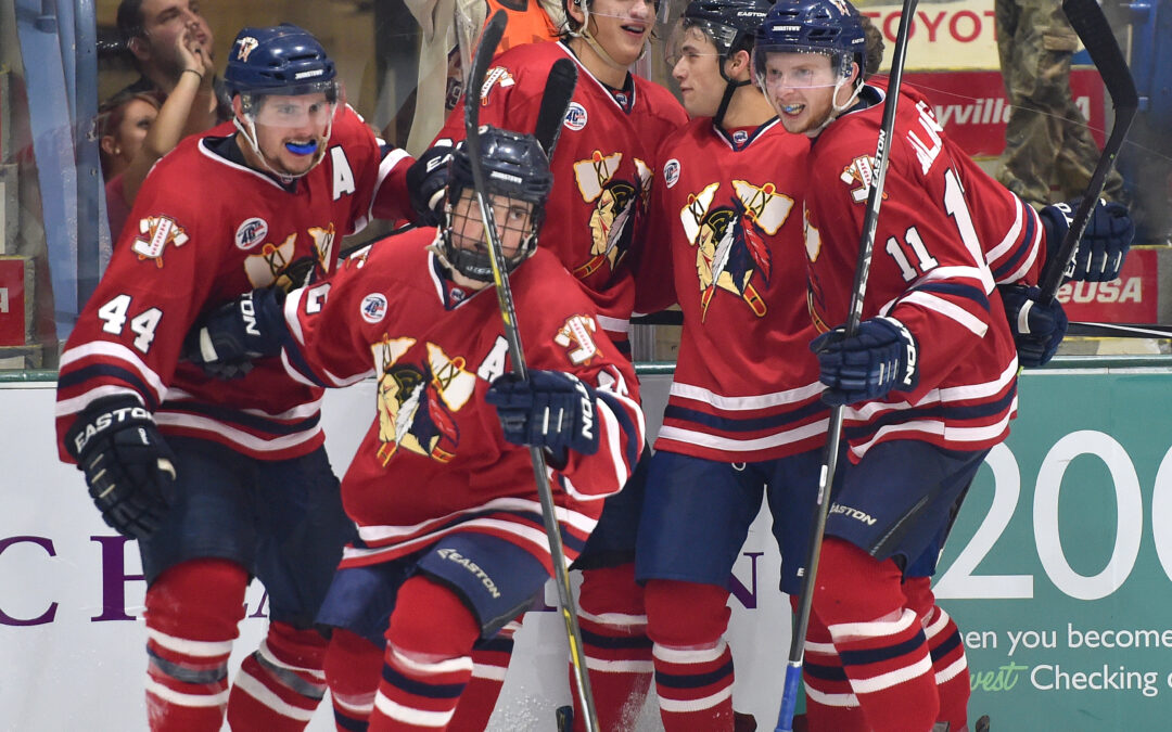 Potent Offense Carries Tomahawks to 6-2 Win