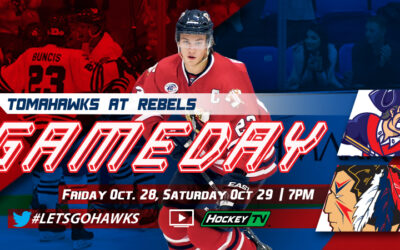 Weekend Preview: Tomahawks Visit Rebels For Marquee Matchup