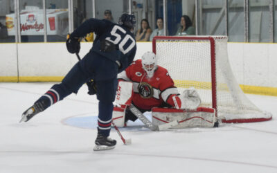 Five-Goal Third Period Leads Hawks to 7-1 Win