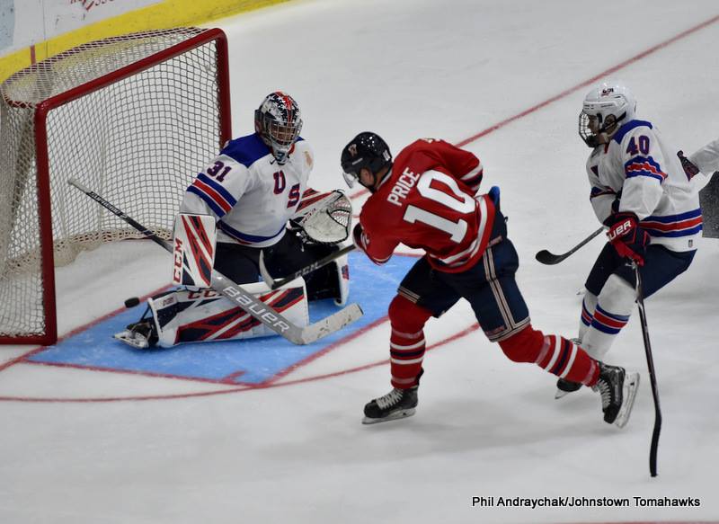 Team USA edges Johnstown 4-3 in OT