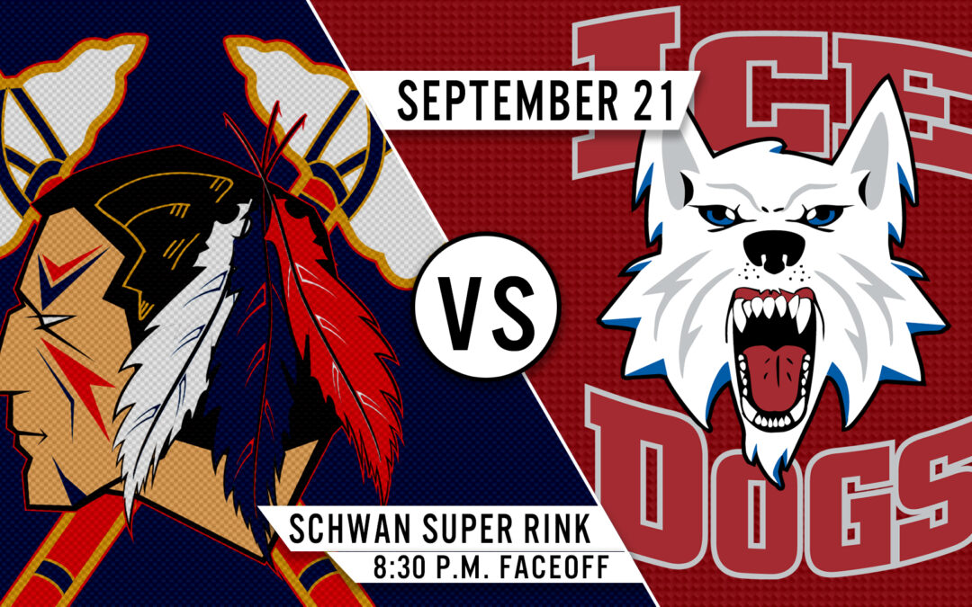 Game Preview: Ice Dogs, Tomahawks Renew Rivalry