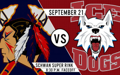 Game Preview: Ice Dogs, Tomahawks Renew Rivalry