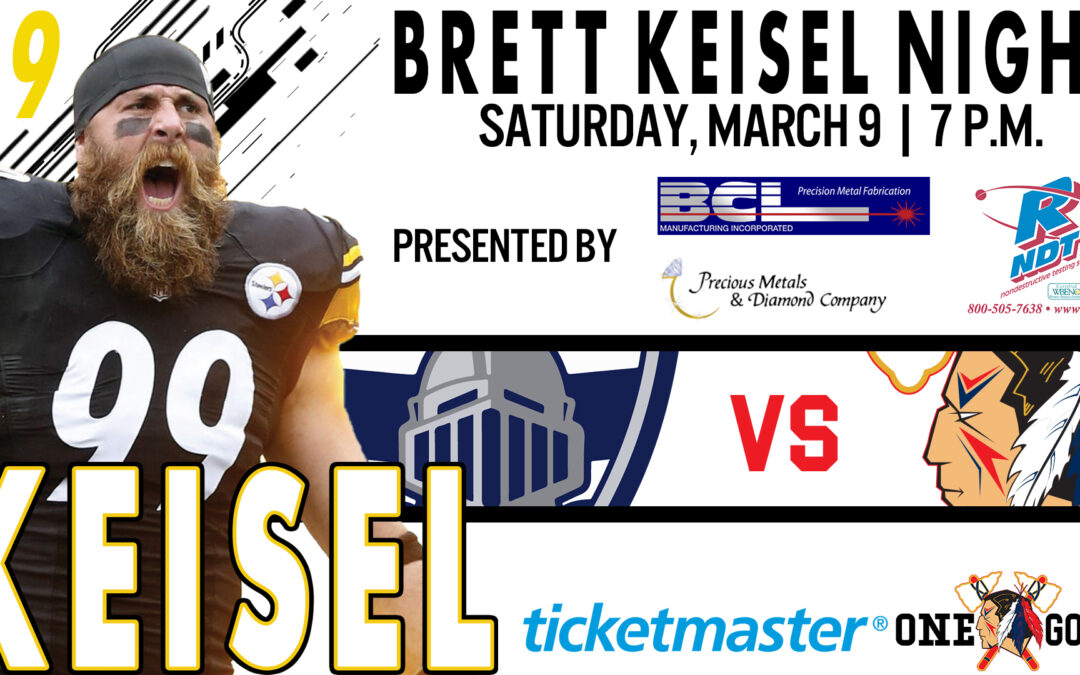 “Da Beard” BRETT KEISEL is Coming to Johnstown!