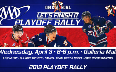 Tomahawks, AAA to Host Playoff Rally