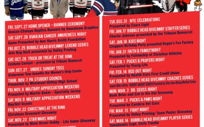Tomahawks release 2019-20 Promotional Schedule