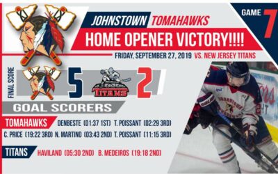 Tomahawks Defeat Titans 5-2 (9/28/2019)