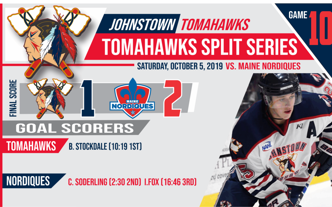 Tomahawks Split Series with Nordiques
