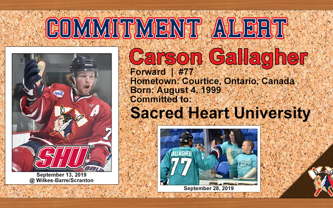 Carson Gallagher Commits to Sacred Heart