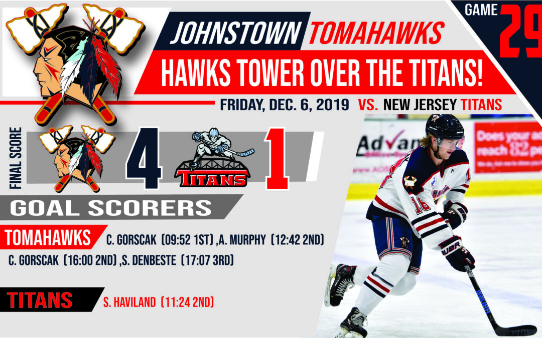 HAWKS TOWER OVER THE TITANS!