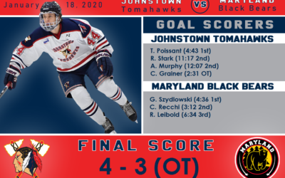 Tomahawks Take Down Black Bears in OT