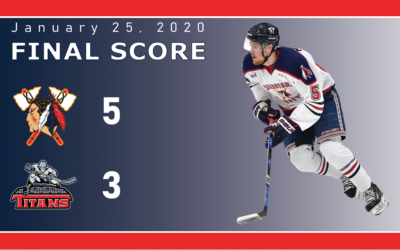 Tomahawks Win 5-3 Over Titans