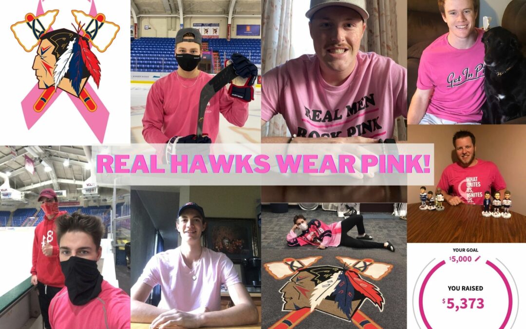 Hawks Wear Pink to Support the Fight Against Breast Cancer