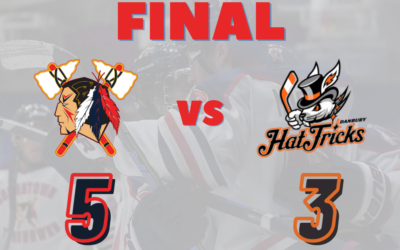 STARK SCORES LATE TO LIFT HAWKS PAST HAT TRICKS