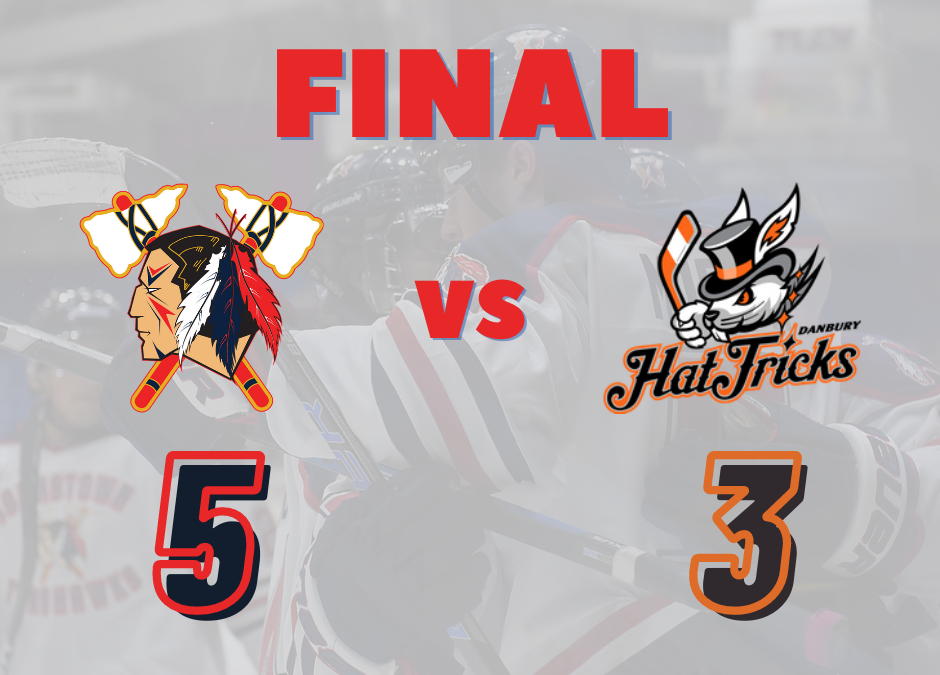 STARK SCORES LATE TO LIFT HAWKS PAST HAT TRICKS