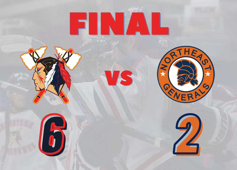MARGEL’S TWO GOALS LIFT TOMAHAWKS PAST GENERALS