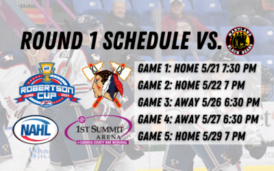 TOMAHAWKS TO FACE BLACK BEARS IN ROUND 1