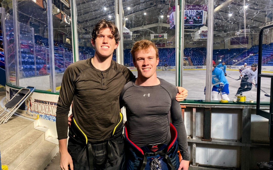 BROTHERS SHARE THE ICE AT TOMAHAWKS MAIN CAMP