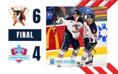 Tomahawks Top Nordiques, Even Weekend Series