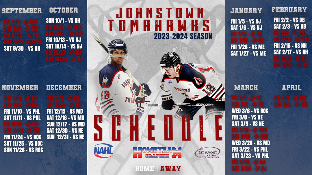 TOMAHAWKS ANNOUNCE 2023-2024 SCHEDULE