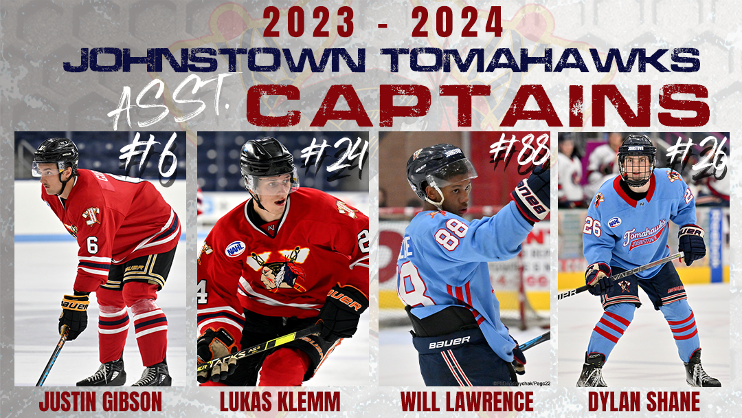 Johnstown Tomahawks Announce 2023-2024 Assistant Captains