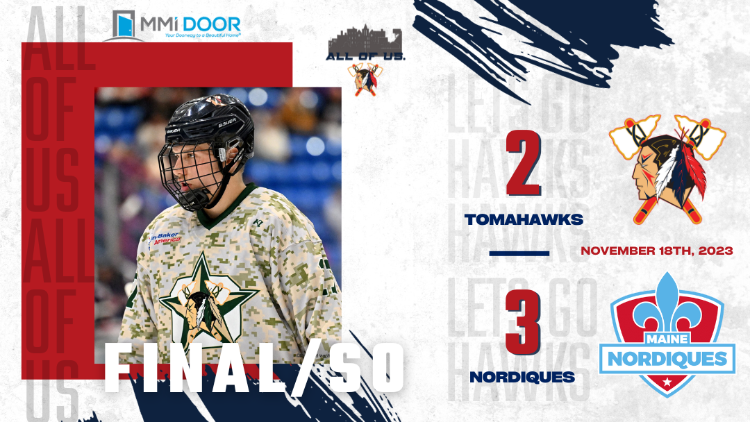 Tomahawks Come Up Short in Shootout Against the Nordiques