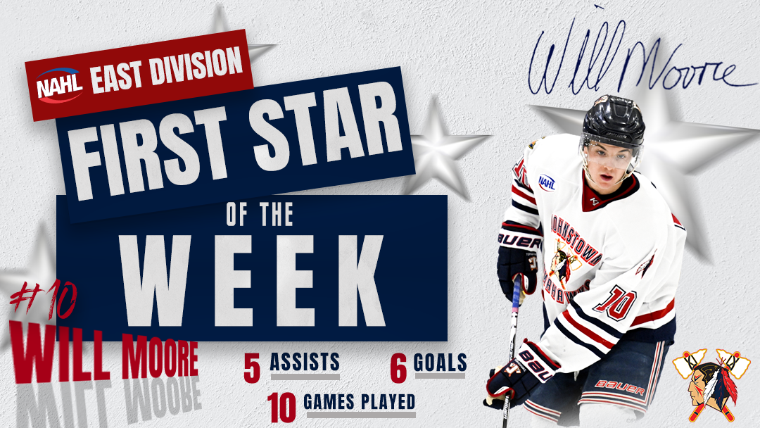 Moore Named East Division First Star of the Week