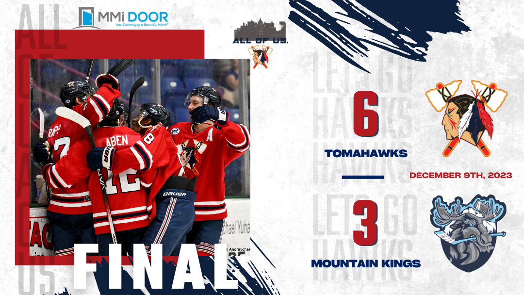 Tomahawks Sweep the Mountain Kings