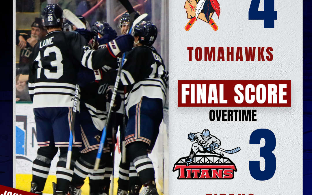 TOMAHAWKS TAKE GAME ONE IN OVERTIME