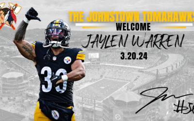 STEELERS RB JAYLEN WARREN TO APPEAR AT TOMAHAWKS GAME