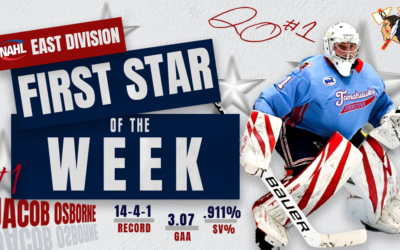 OSBORNE NAMED NAHL EAST DIVISION STAR OF THE WEEK