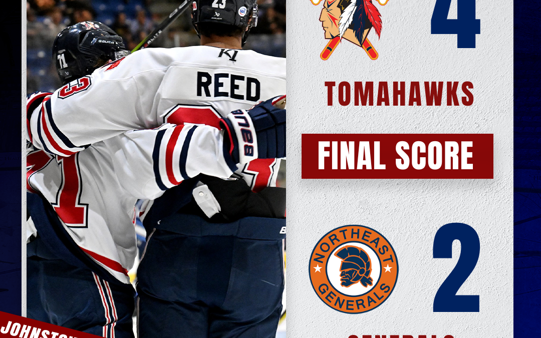 TOMAHAWKS TAKE GAME ONE OVER GENERALS