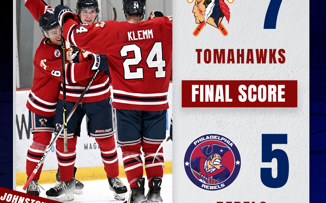 LAWRENCE NETS A HAT TRICK AS TOMAHAWKS EXTEND WIN STREAK