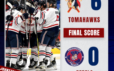 FERRIS BLANKS REBELS AS TOMAHAWKS COMPLETE SWEEP