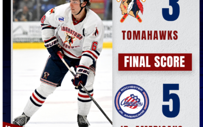 TOMAHAWKS SPLIT THE WEEKEND WITH JR. AMERICANS