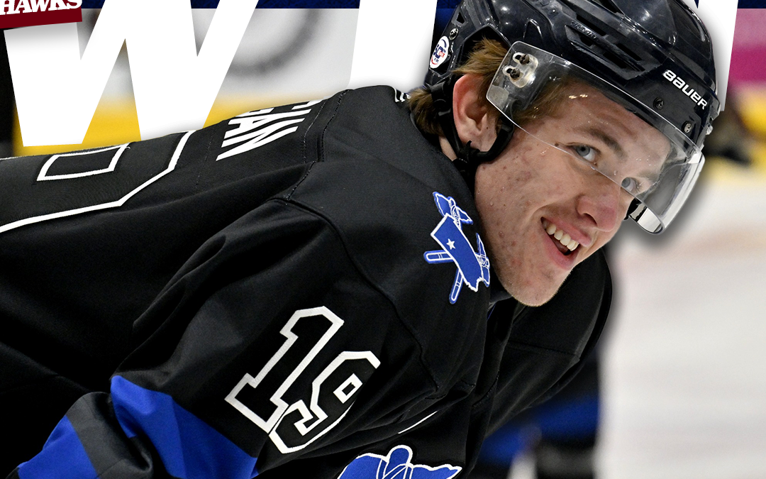 FERRIS MAKES 22 SAVES, SAMENAS NETS GWG TO COMPLETE TOMAHAWKS’ SWEEP OF TITANS