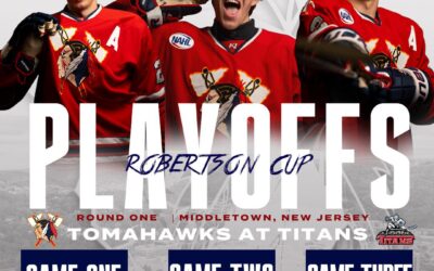 NAHL FIRST ROUND PLAYOFF PREVIEW: TOMAHAWKS VISIT TITANS