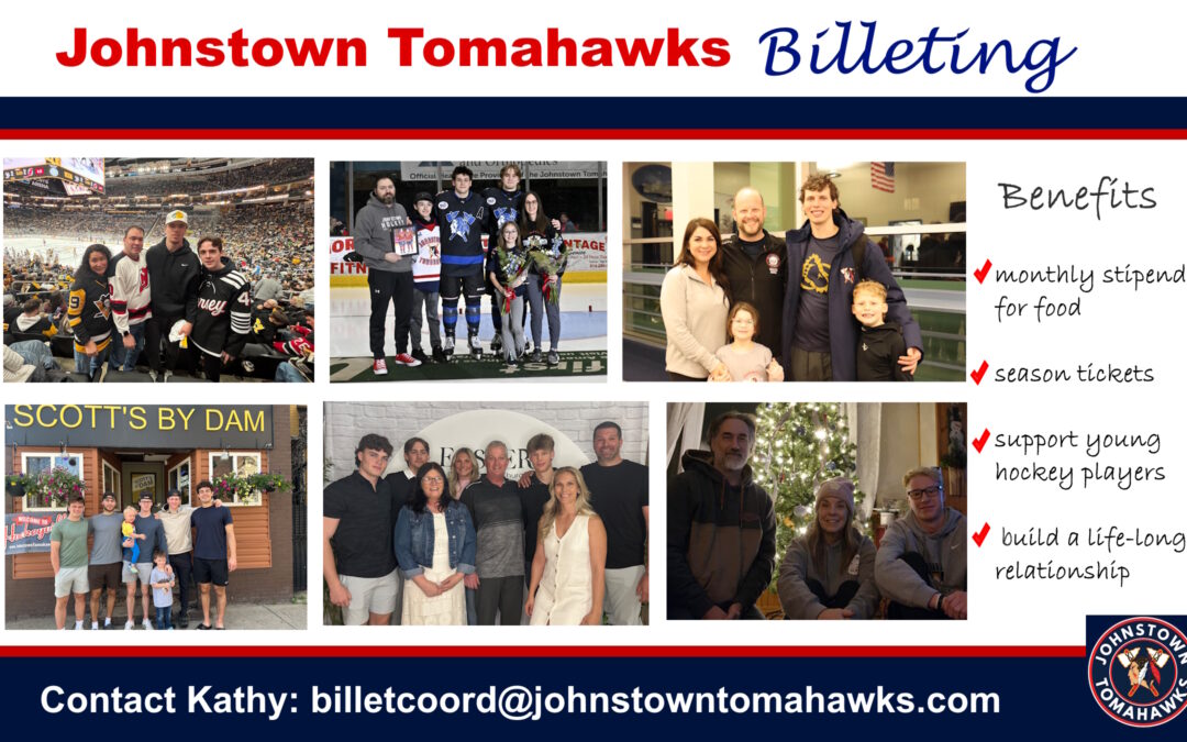 BECOME A TOMAHAWKS BILLET FAMILY TODAY